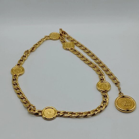 Chanel Belt Gold chain 657-081525 CHANEL Cambon Gold Chain Belt,Women,Waist Chain Belt,Gold  main image 3